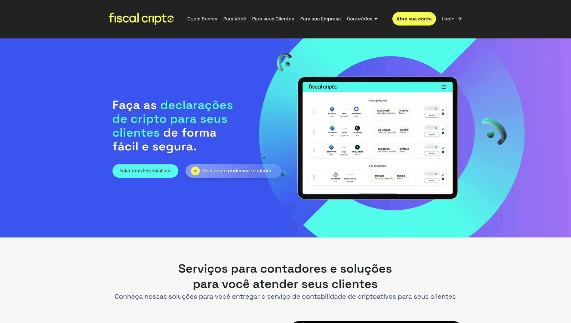 Fiscal Cripto | Clientes